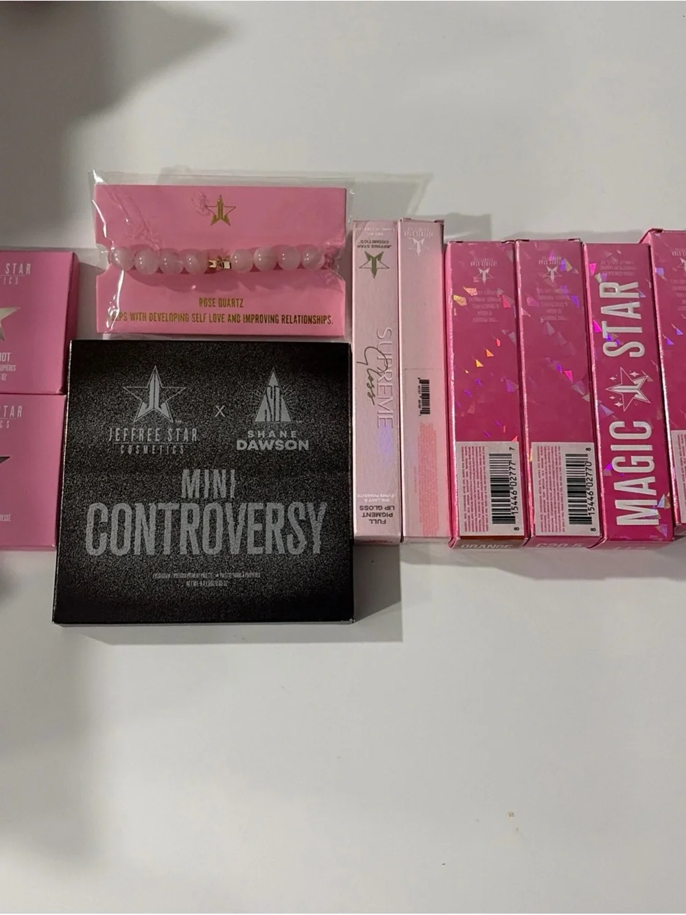 Jeffree Star Cosmetic Makeup Beauty Face Eye Lip Bundle Lot Of 10 New